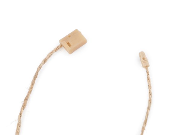 Šňůrka na visačku jutová s pojistkou