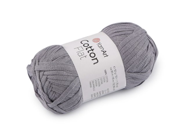 Bavlněná pletací příze Cotton Flat 50 g