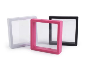 Rámeček / krabička s průhlednou fólií k originálnímu dárkovému balení 9x9 cm