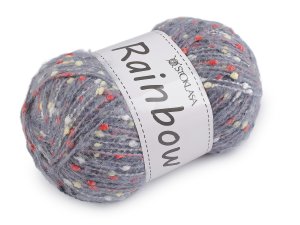 Pletací příze mohérová Rainbow 100 g
