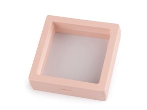 Rámeček / krabička s průhlednou fólií k originálnímu dárkovému balení 7x7 cm
