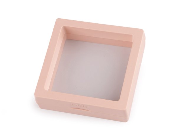 Rámeček / krabička s průhlednou fólií k originálnímu dárkovému balení 7x7 cm