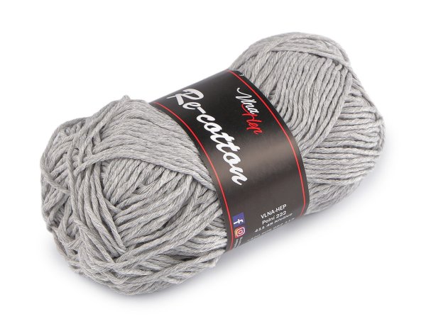 Bavlněná pletací příze Re-Cotton 50 g
