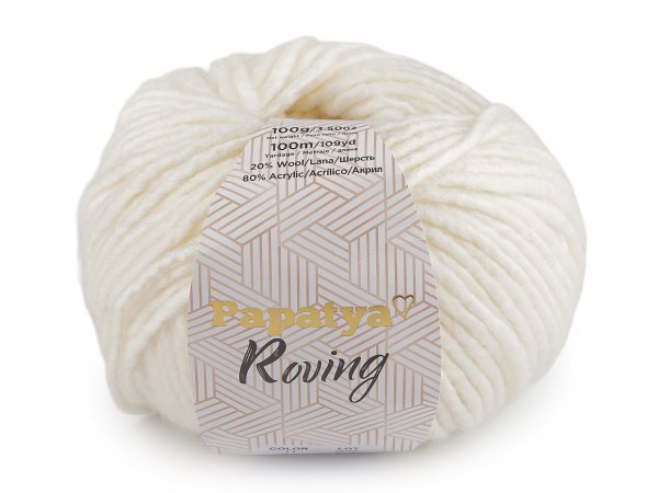 Pletací příze Papatya Roving 100 g