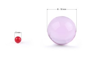 Vodní perly - gelové kuličky do vázy Ø10 mm