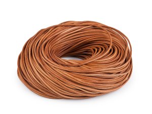 Kožená šňůrka kulatá Ø3 mm metráž