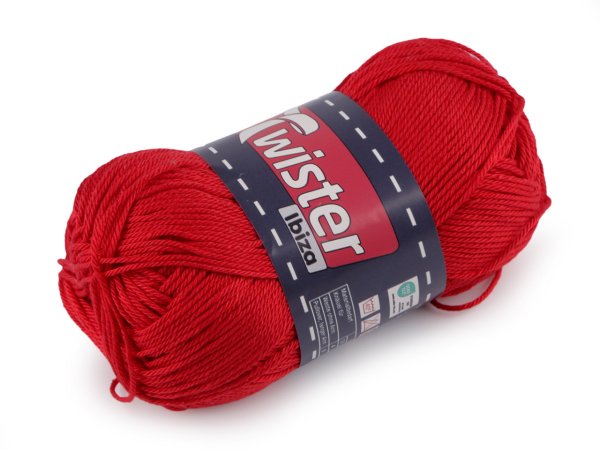 Bavlněná pletací příze Twister Ibiza 50 g