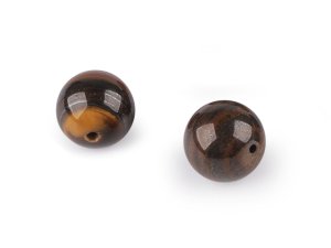Tygří oko, minerální korálky Ø14 mm