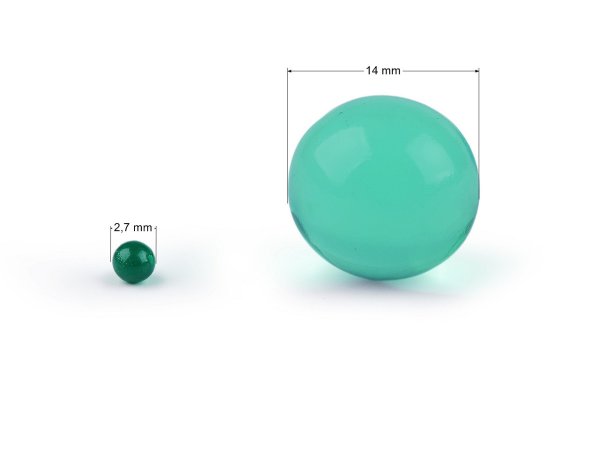 Vodní perly - gelové kuličky do vázy Ø14 mm