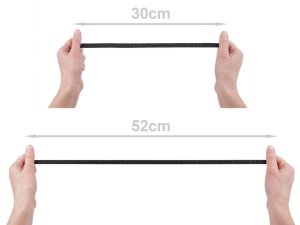 Pruženka brokátová / ramínková šíře 10 mm s lurexem