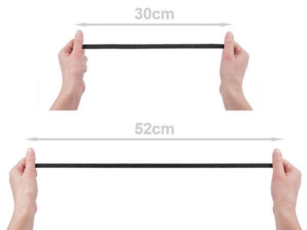 Pruženka brokátová / ramínková šíře 10 mm s lurexem