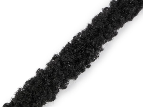 Všívací lemovka / lampas imitace beránka kulatý šíře 3,5 cm