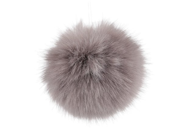 Kožešinová bambule s poutkem Ø12 a 14 cm