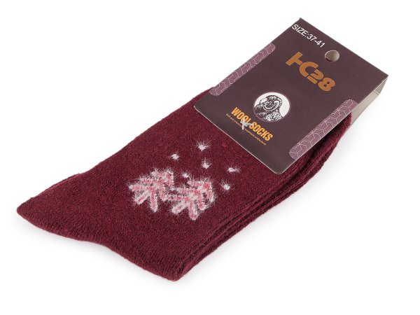 Ponožky vlněné teplé unisex