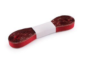 Stuha taftová šíře 9 mm s lurexem