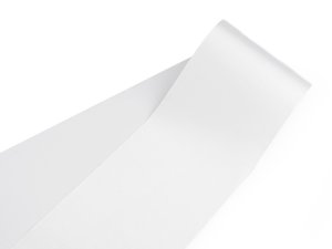 Stuha k výrobě šerpy, mašlí šíře 12 cm vhodná k psaní textu a potisku