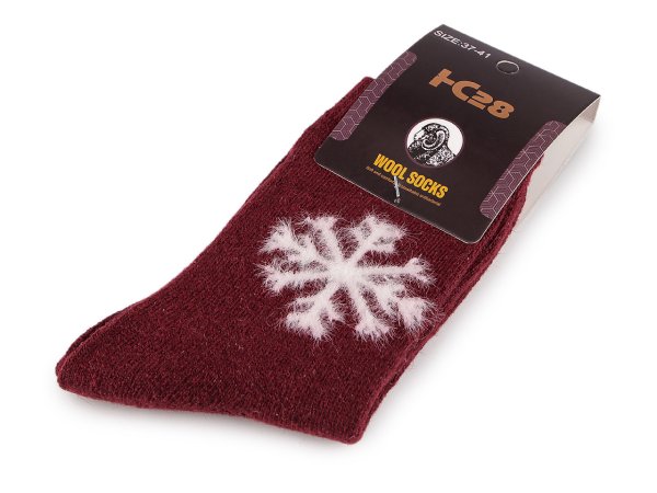 Ponožky vlněné teplé unisex