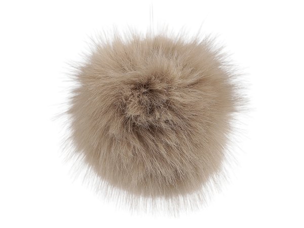Kožešinová bambule s poutkem Ø12 a 14 cm
