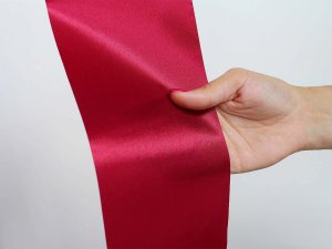 Stuha k výrobě šerpy, mašlí šíře 12 cm vhodná k psaní textu a potisku